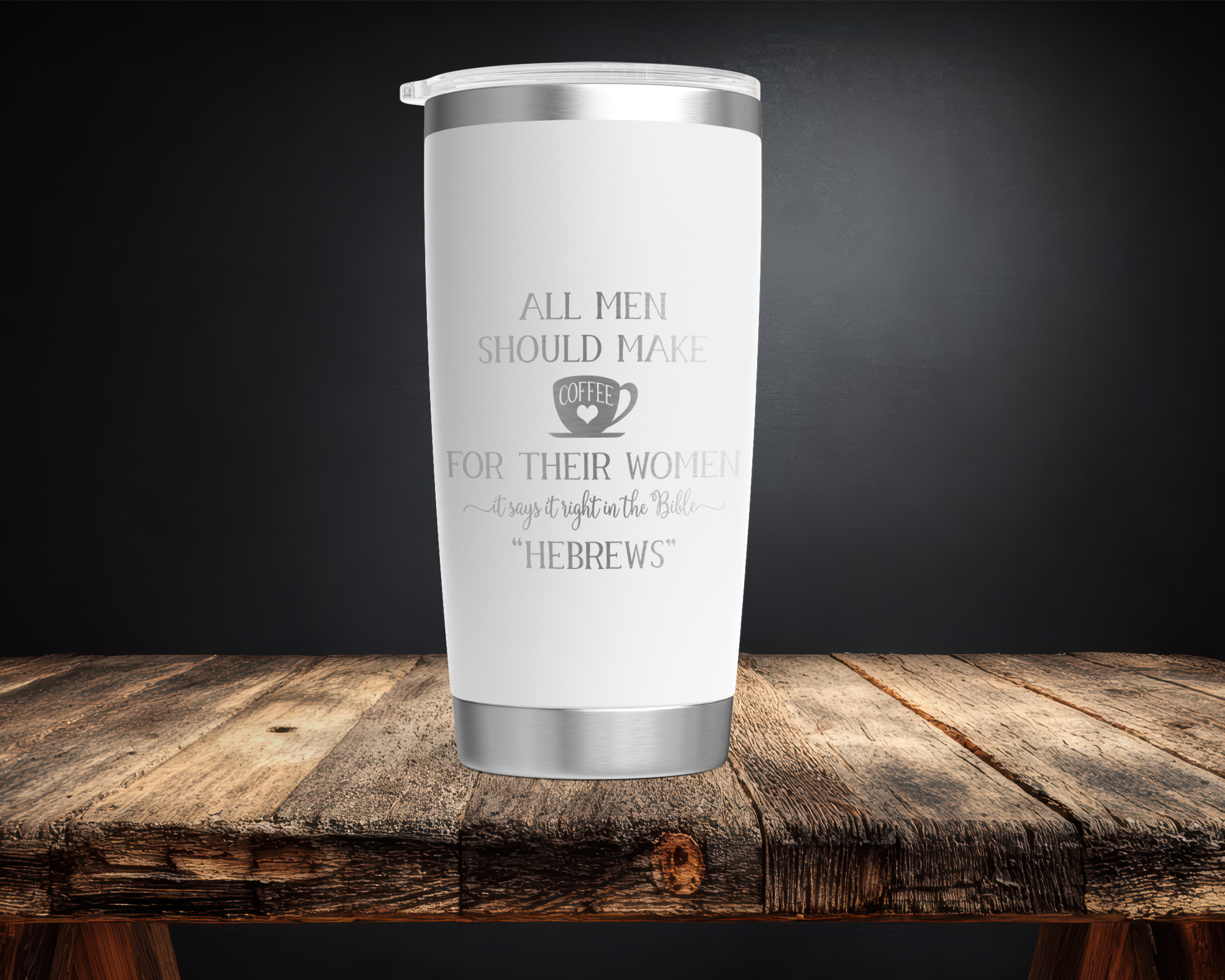 Hebrew Coffee 20oz Tumbler