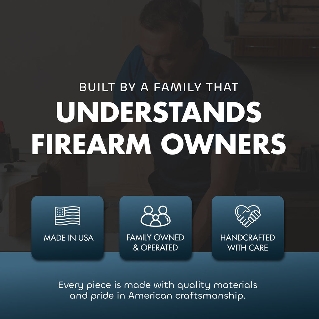 Family Tree Hidden Gun Safe - Handcrafted Gun Concealment Decor - Hidden Gun Shelf for Quick Access