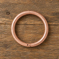 Distressed Style - Rose Gold Cowboy Bull Ring Bangle Bracelet